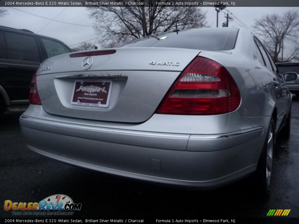 2004 Mercedes-Benz E 320 4Matic Sedan Brilliant Silver Metallic / Charcoal Photo #14