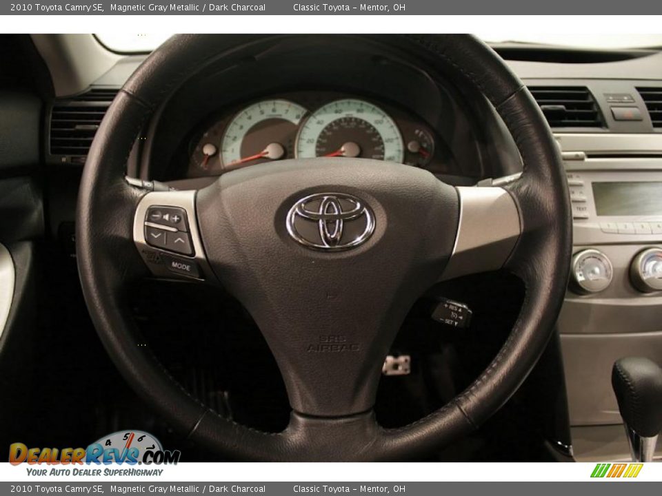 2010 Toyota Camry SE Magnetic Gray Metallic / Dark Charcoal Photo #13