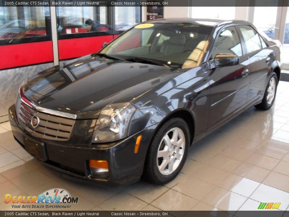 2005 Cadillac CTS Sedan Black Raven / Light Neutral Photo #1
