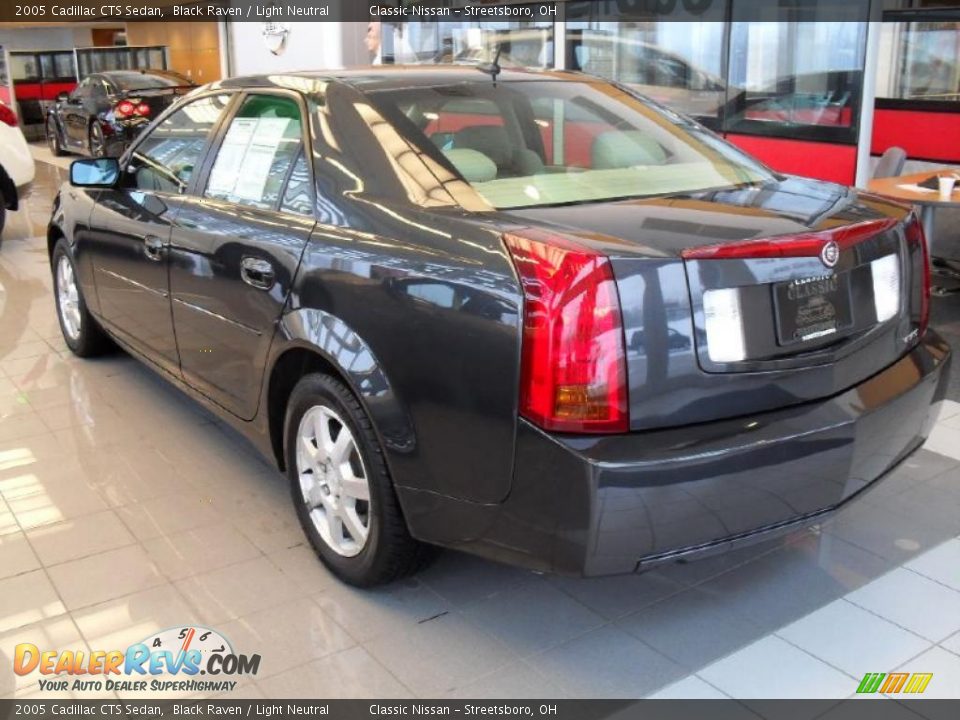 2005 Cadillac CTS Sedan Black Raven / Light Neutral Photo #2