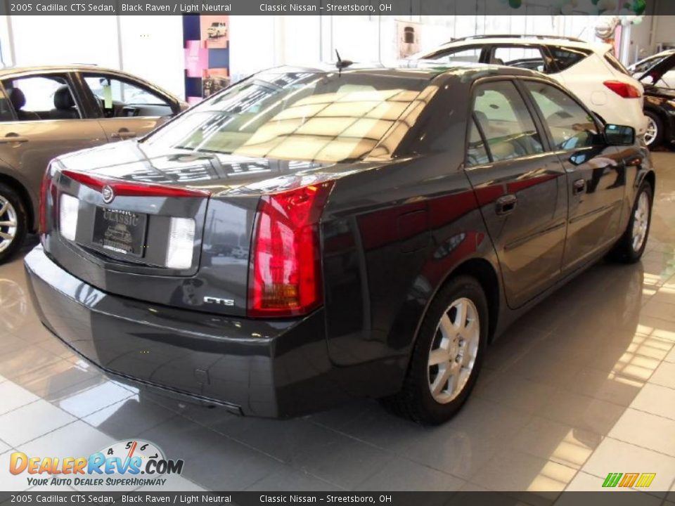 2005 Cadillac CTS Sedan Black Raven / Light Neutral Photo #3