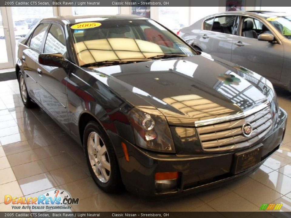 2005 Cadillac CTS Sedan Black Raven / Light Neutral Photo #4