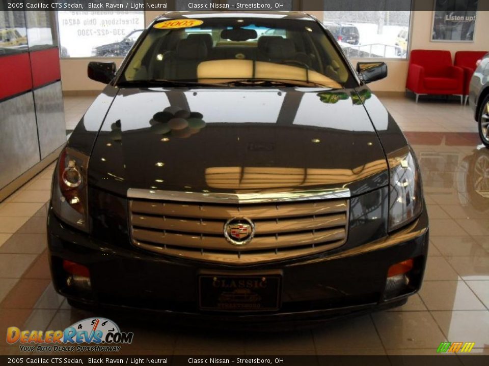 2005 Cadillac CTS Sedan Black Raven / Light Neutral Photo #5