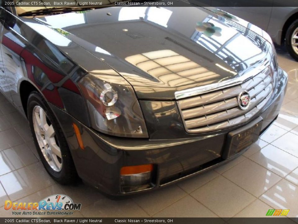 2005 Cadillac CTS Sedan Black Raven / Light Neutral Photo #12