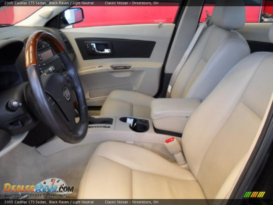 2005 Cadillac CTS Sedan Black Raven / Light Neutral Photo #13