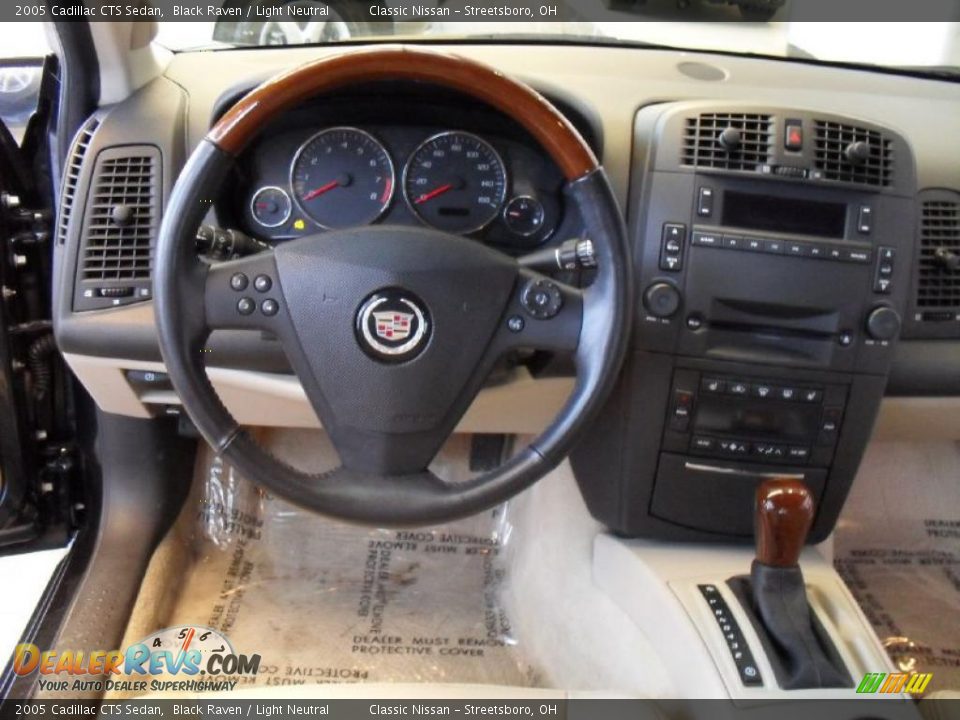 2005 Cadillac CTS Sedan Black Raven / Light Neutral Photo #20