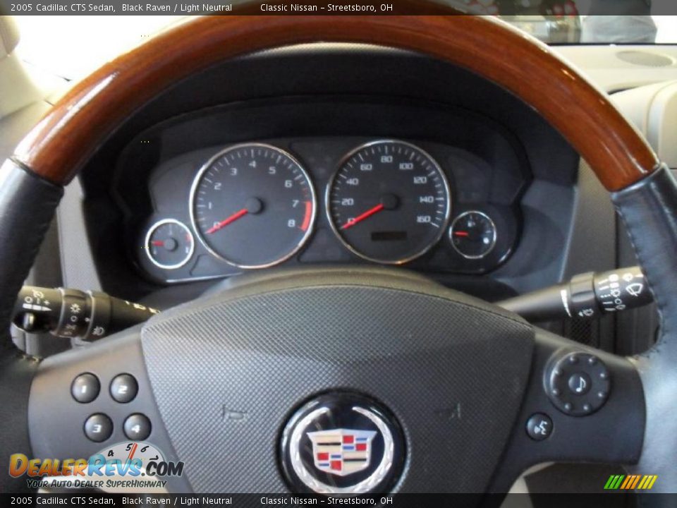 2005 Cadillac CTS Sedan Black Raven / Light Neutral Photo #25