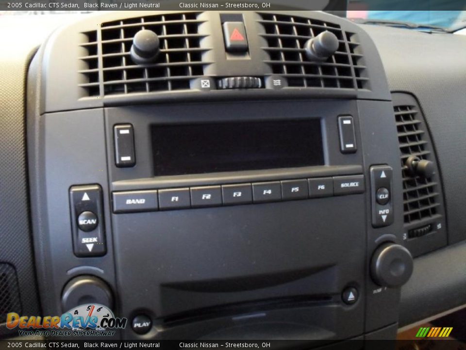 2005 Cadillac CTS Sedan Black Raven / Light Neutral Photo #26