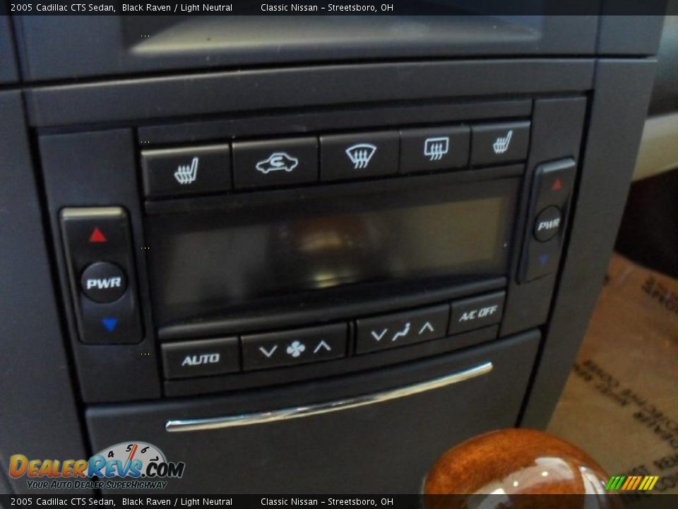 2005 Cadillac CTS Sedan Black Raven / Light Neutral Photo #27
