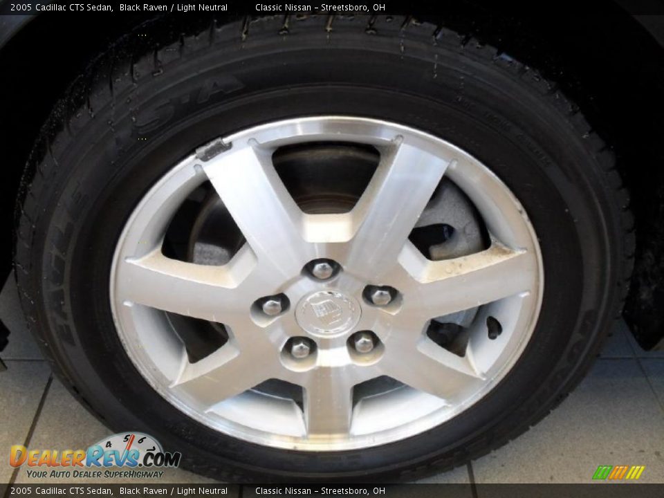 2005 Cadillac CTS Sedan Black Raven / Light Neutral Photo #31