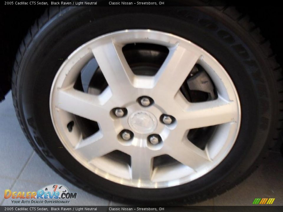 2005 Cadillac CTS Sedan Black Raven / Light Neutral Photo #33