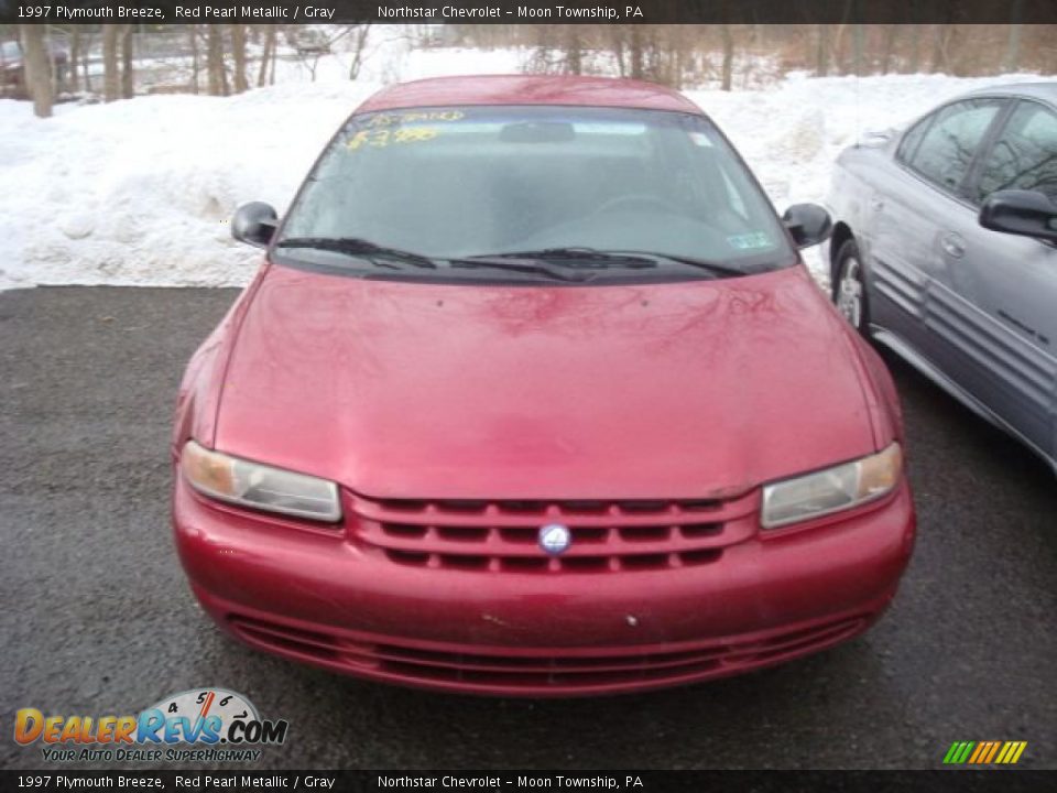 1997 Plymouth Breeze Red Pearl Metallic / Gray Photo #3