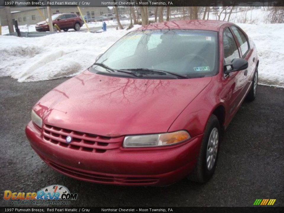 1997 Plymouth Breeze Red Pearl Metallic / Gray Photo #4