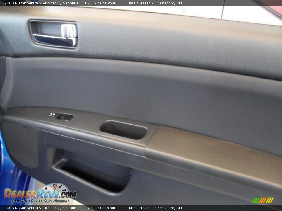 2008 Nissan Sentra SE-R Spec V Sapphire Blue / SE-R Charcoal Photo #28