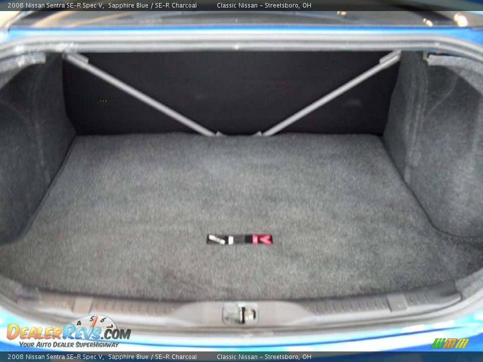 2008 Nissan Sentra SE-R Spec V Sapphire Blue / SE-R Charcoal Photo #33