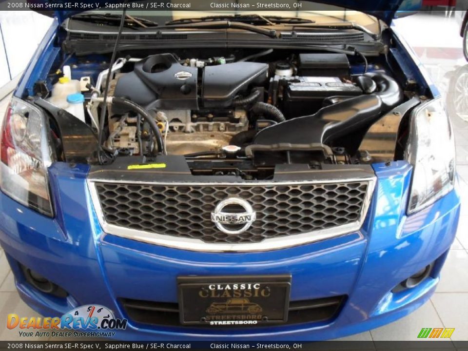 2008 Nissan Sentra SE-R Spec V Sapphire Blue / SE-R Charcoal Photo #34
