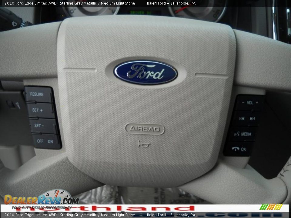 2010 Ford Edge Limited AWD Sterling Grey Metallic / Medium Light Stone Photo #19