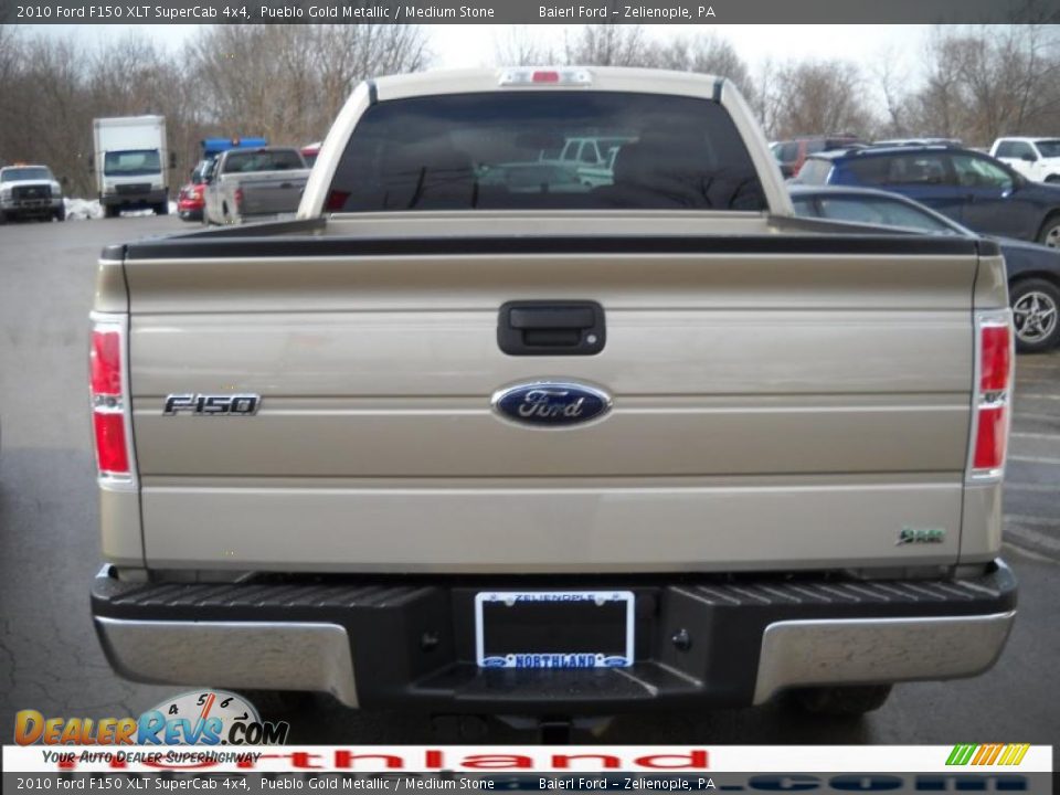 2010 Ford F150 XLT SuperCab 4x4 Pueblo Gold Metallic / Medium Stone Photo #7