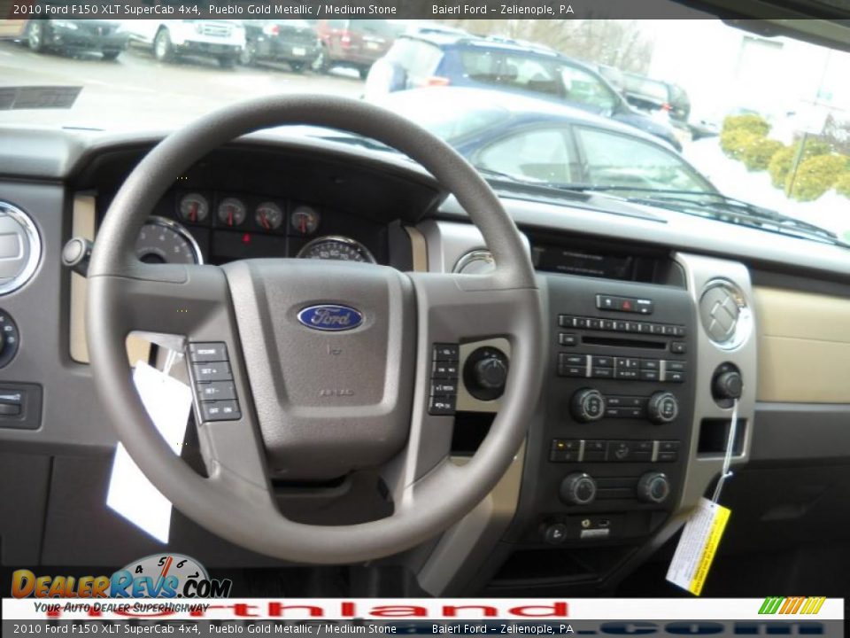 2010 Ford F150 XLT SuperCab 4x4 Pueblo Gold Metallic / Medium Stone Photo #14