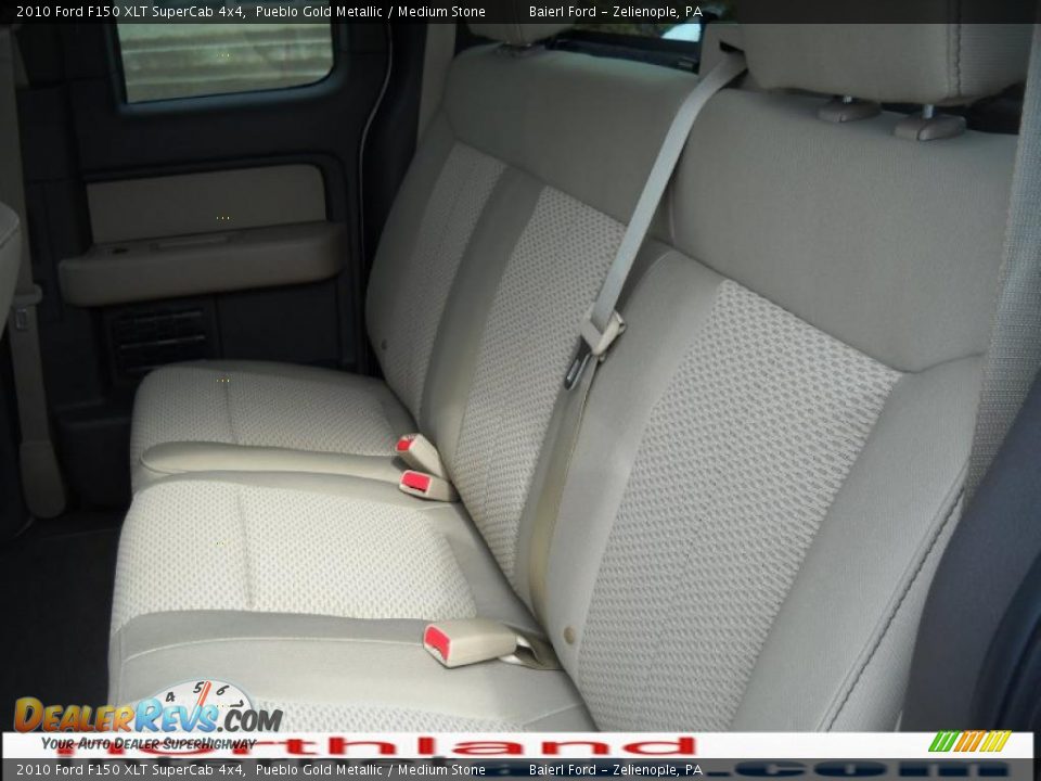 2010 Ford F150 XLT SuperCab 4x4 Pueblo Gold Metallic / Medium Stone Photo #15