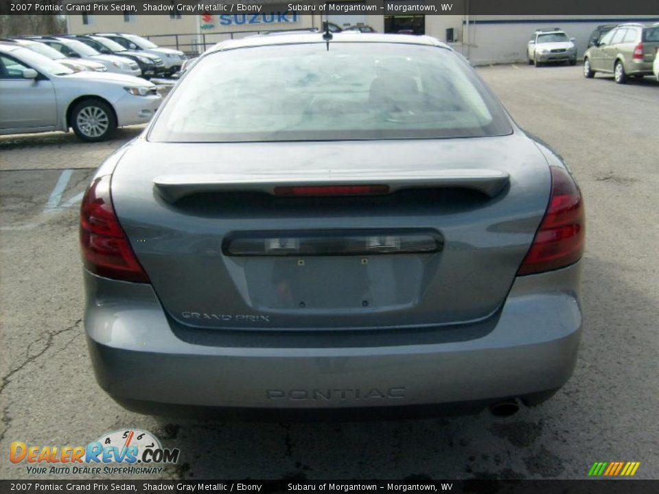 2007 Pontiac Grand Prix Sedan Shadow Gray Metallic / Ebony Photo #5