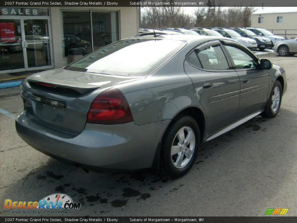 2007 Pontiac Grand Prix Sedan Shadow Gray Metallic / Ebony Photo #6