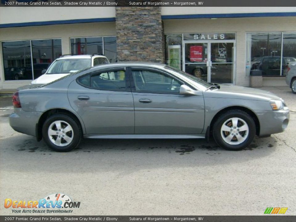 2007 Pontiac Grand Prix Sedan Shadow Gray Metallic / Ebony Photo #7
