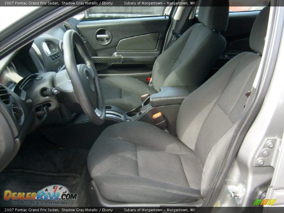 2007 Pontiac Grand Prix Sedan Shadow Gray Metallic / Ebony Photo #9