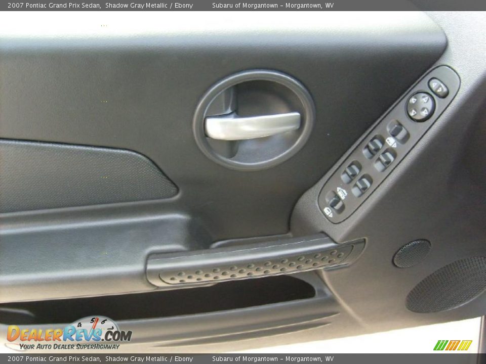 2007 Pontiac Grand Prix Sedan Shadow Gray Metallic / Ebony Photo #11