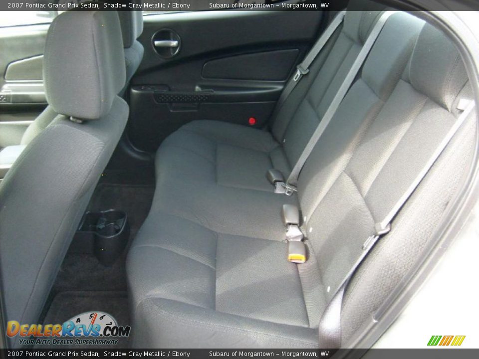 2007 Pontiac Grand Prix Sedan Shadow Gray Metallic / Ebony Photo #12