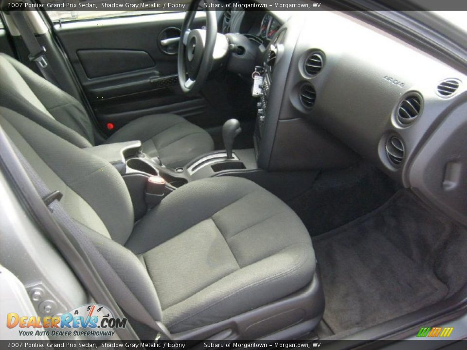 2007 Pontiac Grand Prix Sedan Shadow Gray Metallic / Ebony Photo #16
