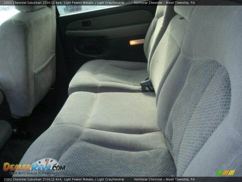 2001 Chevrolet Suburban 1500 LS 4x4 Light Pewter Metallic / Light Gray/Neutral Photo #6