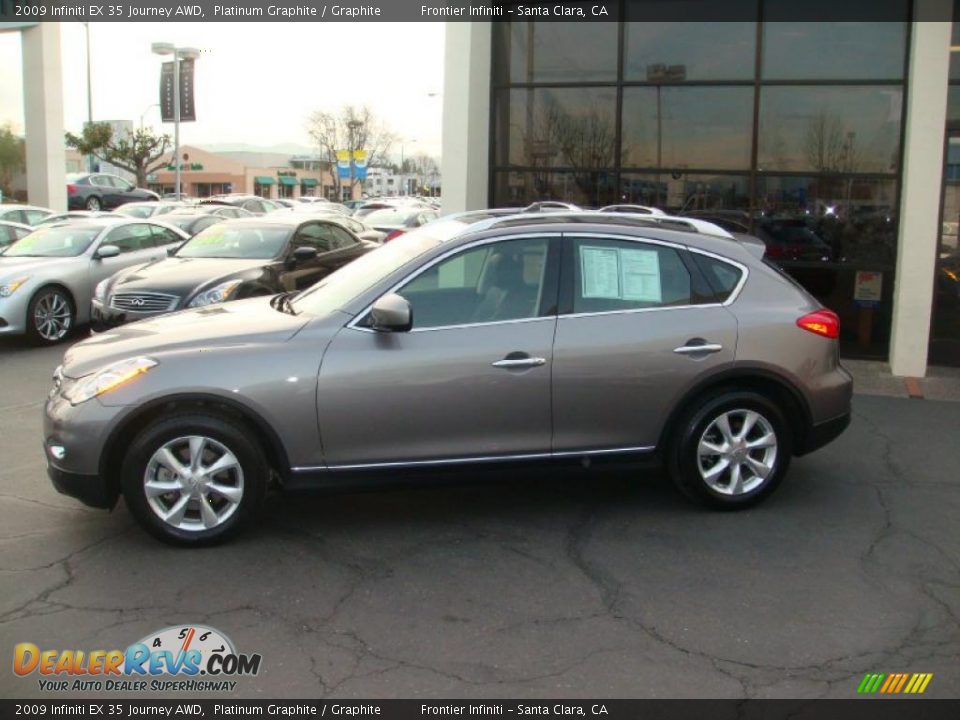 2009 Infiniti EX 35 Journey AWD Platinum Graphite / Graphite Photo #4