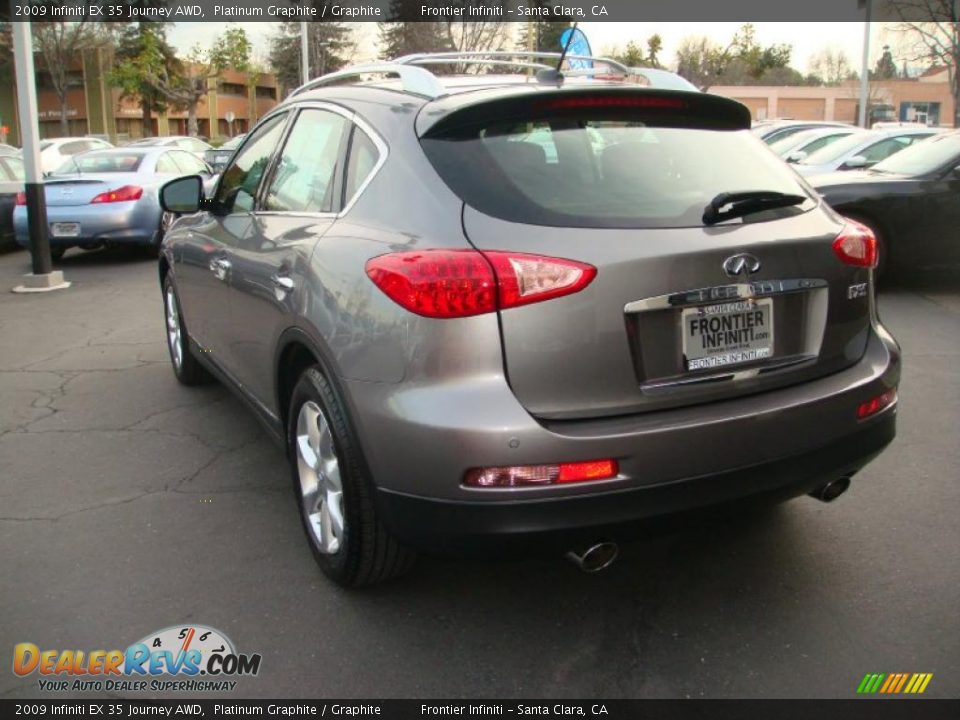 2009 Infiniti EX 35 Journey AWD Platinum Graphite / Graphite Photo #5