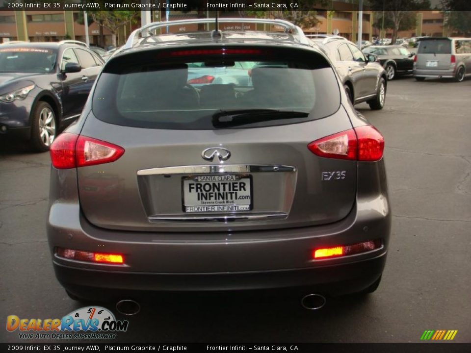 2009 Infiniti EX 35 Journey AWD Platinum Graphite / Graphite Photo #6
