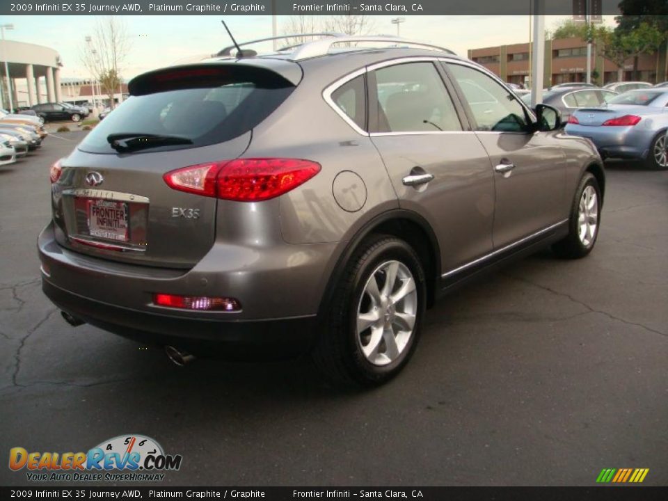 2009 Infiniti EX 35 Journey AWD Platinum Graphite / Graphite Photo #7
