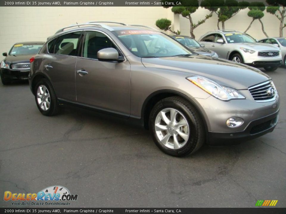 2009 Infiniti EX 35 Journey AWD Platinum Graphite / Graphite Photo #8