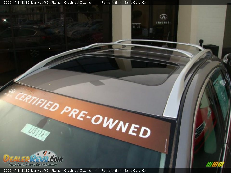 2009 Infiniti EX 35 Journey AWD Platinum Graphite / Graphite Photo #9