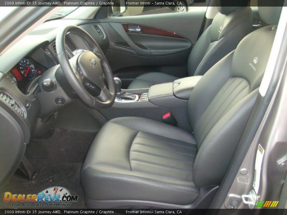 2009 Infiniti EX 35 Journey AWD Platinum Graphite / Graphite Photo #15