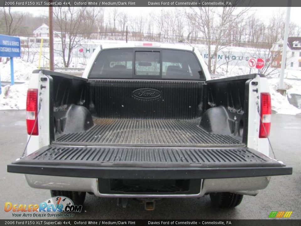2006 Ford F150 XLT SuperCab 4x4 Oxford White / Medium/Dark Flint Photo #7