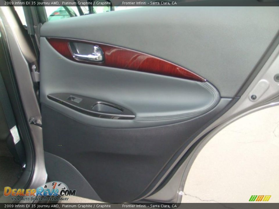 2009 Infiniti EX 35 Journey AWD Platinum Graphite / Graphite Photo #18