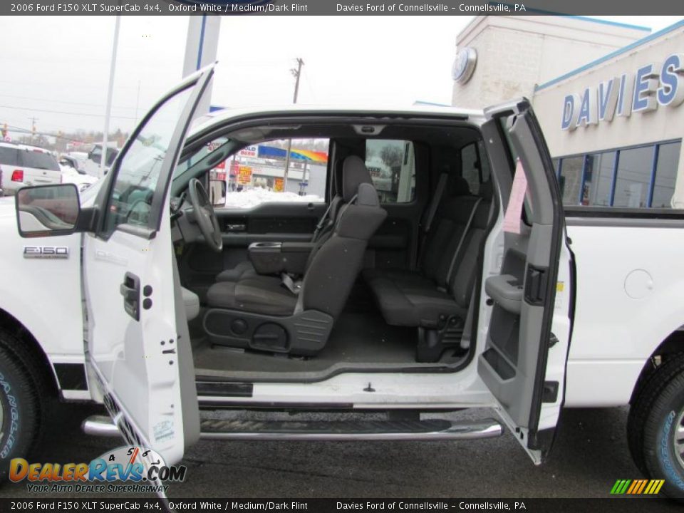 2006 Ford F150 XLT SuperCab 4x4 Oxford White / Medium/Dark Flint Photo #8