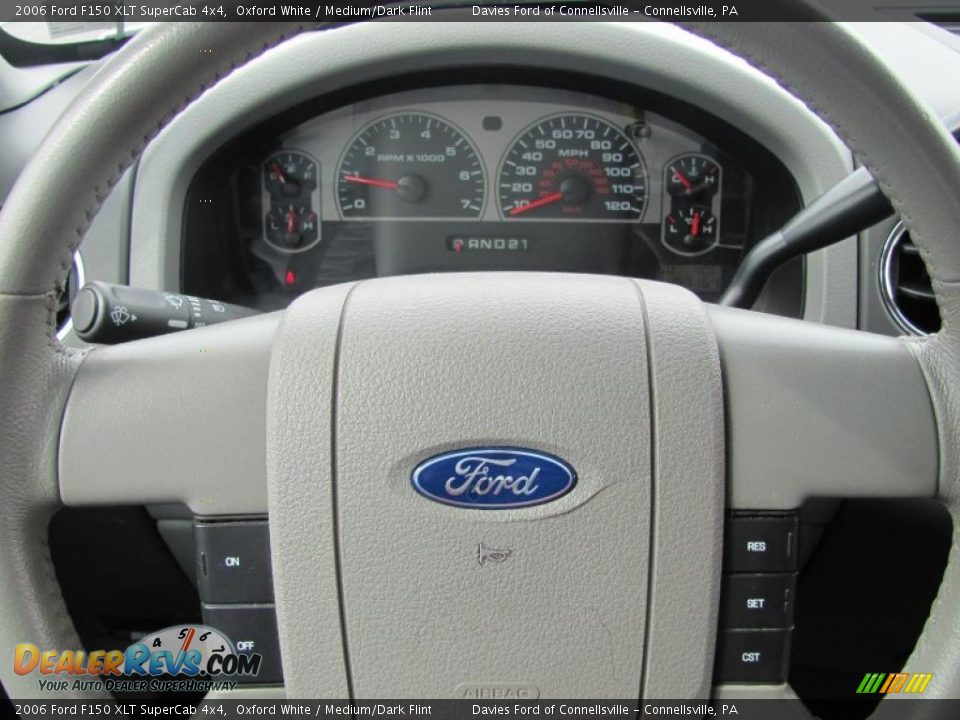 2006 Ford F150 XLT SuperCab 4x4 Oxford White / Medium/Dark Flint Photo #12