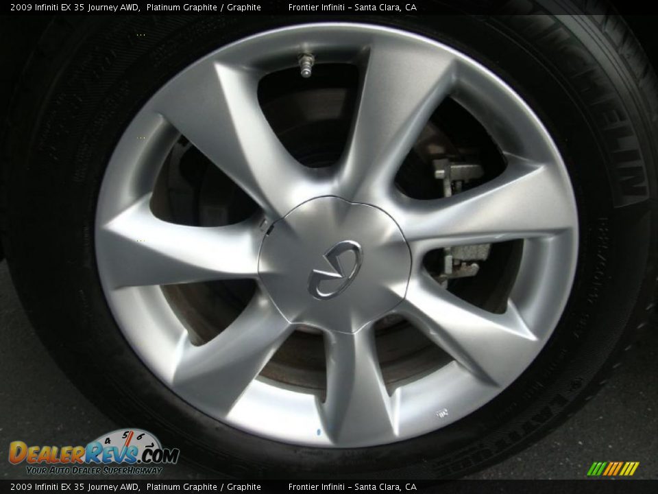 2009 Infiniti EX 35 Journey AWD Platinum Graphite / Graphite Photo #24
