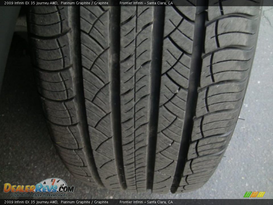 2009 Infiniti EX 35 Journey AWD Platinum Graphite / Graphite Photo #25