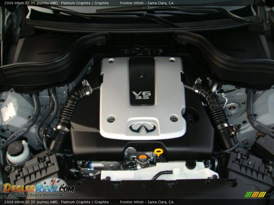 2009 Infiniti EX 35 Journey AWD Platinum Graphite / Graphite Photo #26