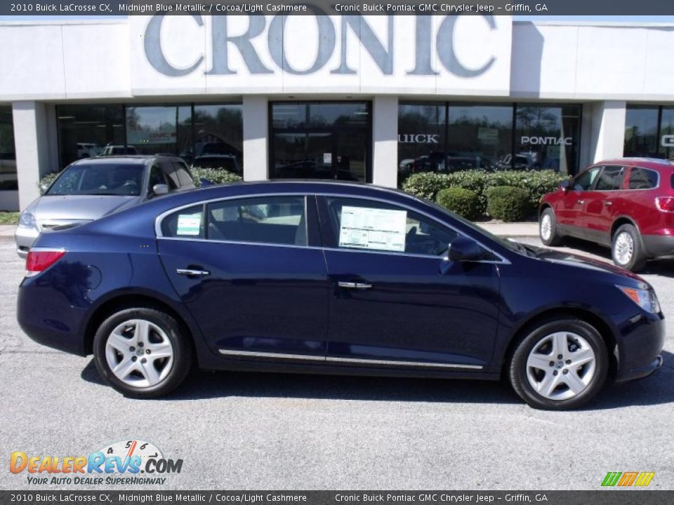 2010 Buick LaCrosse CX Midnight Blue Metallic / Cocoa/Light Cashmere Photo #1