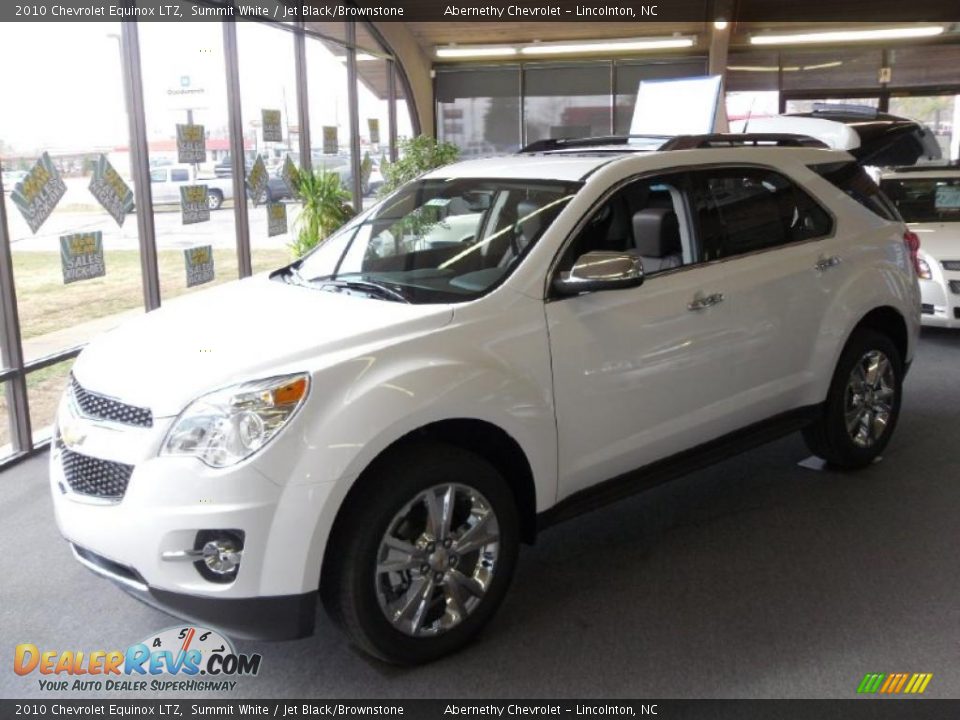 2010 Chevrolet Equinox LTZ Summit White / Jet Black/Brownstone Photo #1