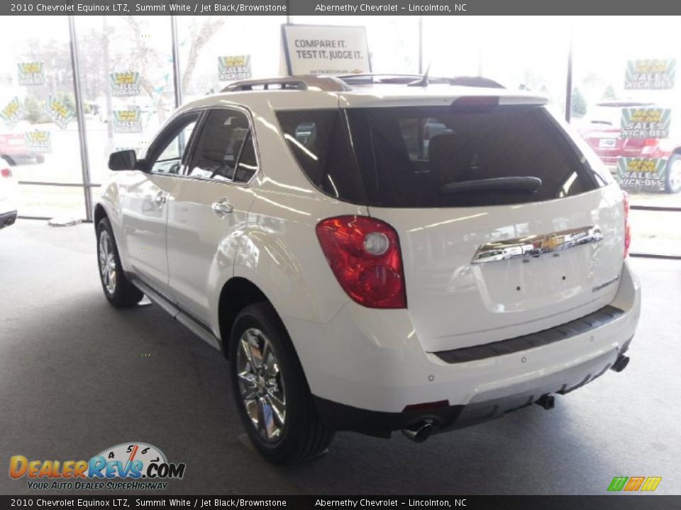 2010 Chevrolet Equinox LTZ Summit White / Jet Black/Brownstone Photo #2