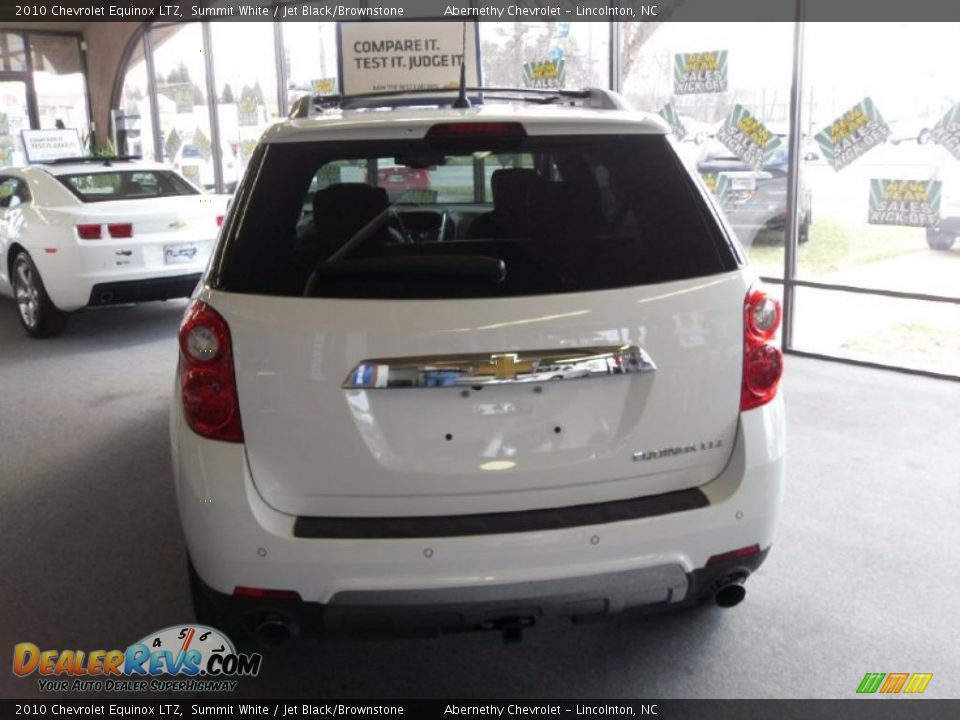 2010 Chevrolet Equinox LTZ Summit White / Jet Black/Brownstone Photo #3